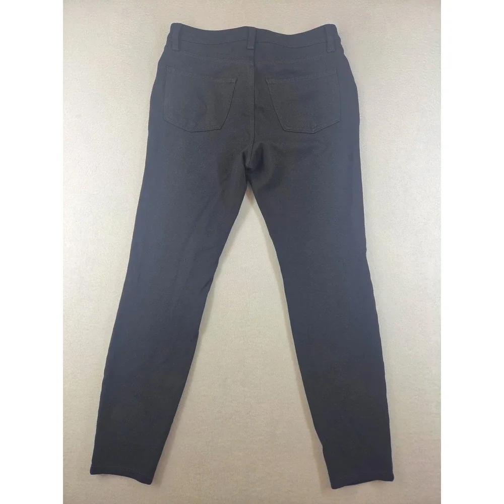 LC Lauren Conrad Womens Black Skinny Stretch Pants Size M Rayon Blend RN 73277
